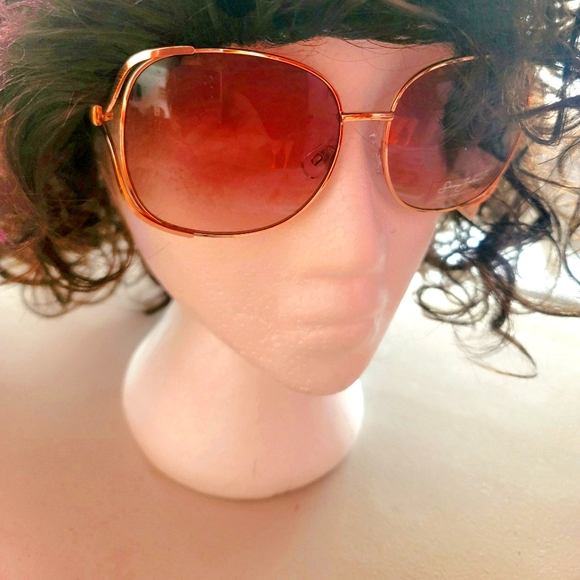 NEW! Sean John Women's J5512 Metal Chain Square Sunglasses with 100% Uv Protect - Picture 3 of 8